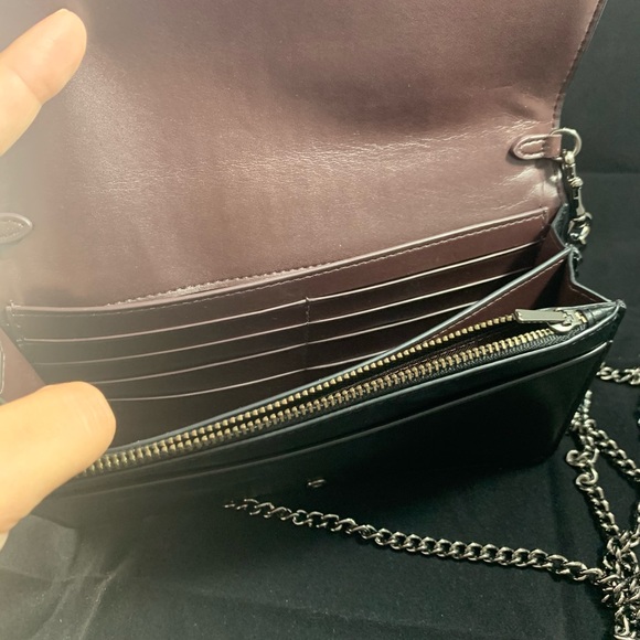 Quilted Lambskin Coach Purse - Picture 8 of 8